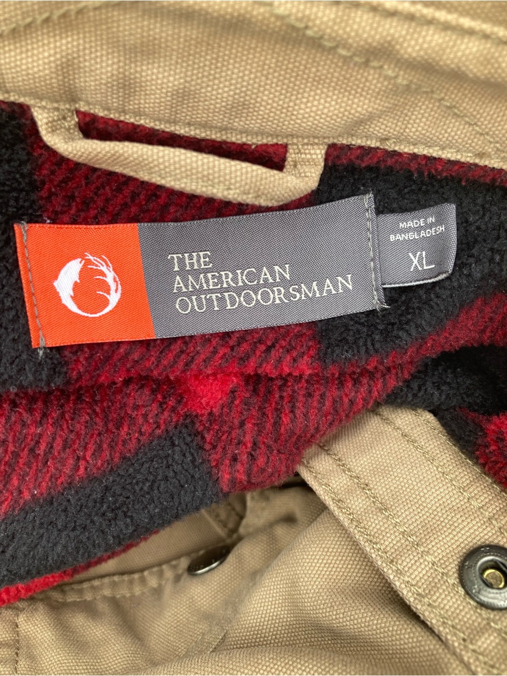 Fleece-Lined Tan Jacket - Picture 7 of 8